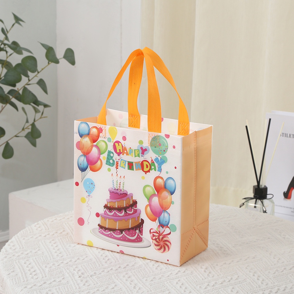 Túi Đựng Kẹo Bằng Vải Không Dệt Hàng Mới Dành Cho Tiệc Sinh Nhật Trẻ Em