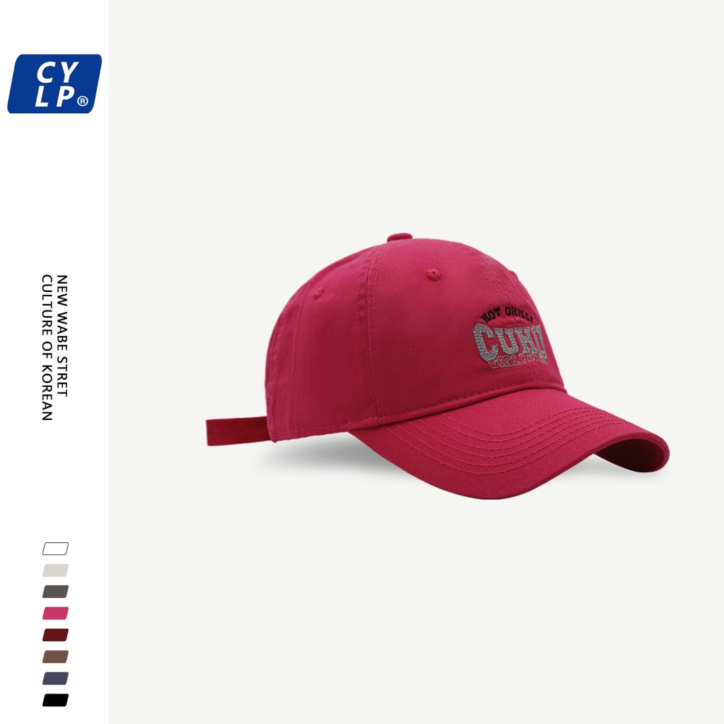 Mũ Lưỡi Trai Thêu Chữ Phong Cách Hàn Quốc Thời Trang Cho Cặp Đôi