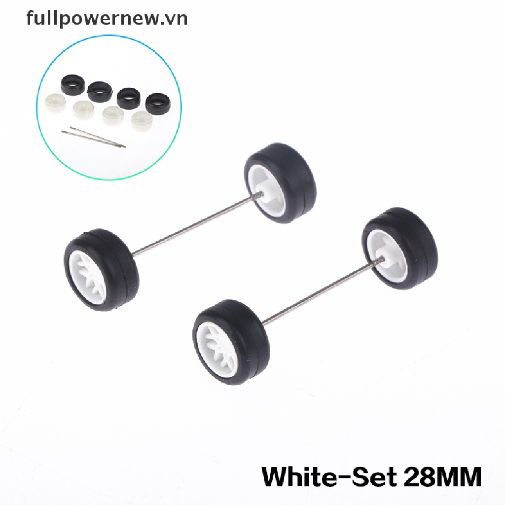 1 Bộ Bánh Xe Cao Su Tỉ Lệ 1: 64 Dành Cho Xe Đua Đồ Chơi DIY