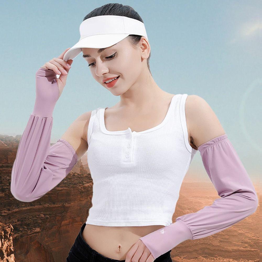 Găng Tay Chống Nắng Làm Mát Thời Trang Mùa Hè Sự Bảo Vệ