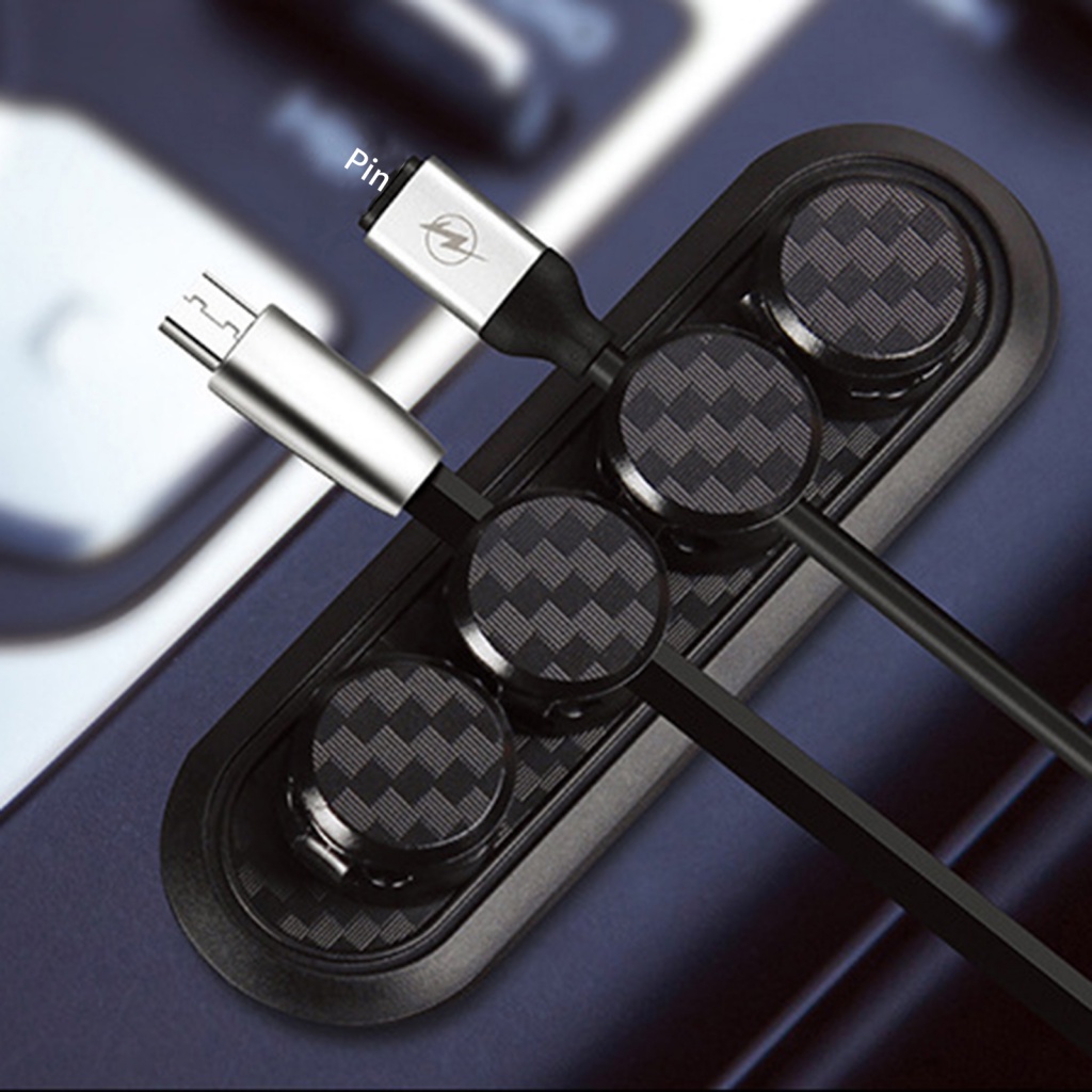 1 Bộ Dụng Cụ Quấn Dây Cáp Tai Nghe Từ Tính Tự Dính Sắp Xếp Gọn Gàng Cạnh Mịn Có Thể Tháo Rời