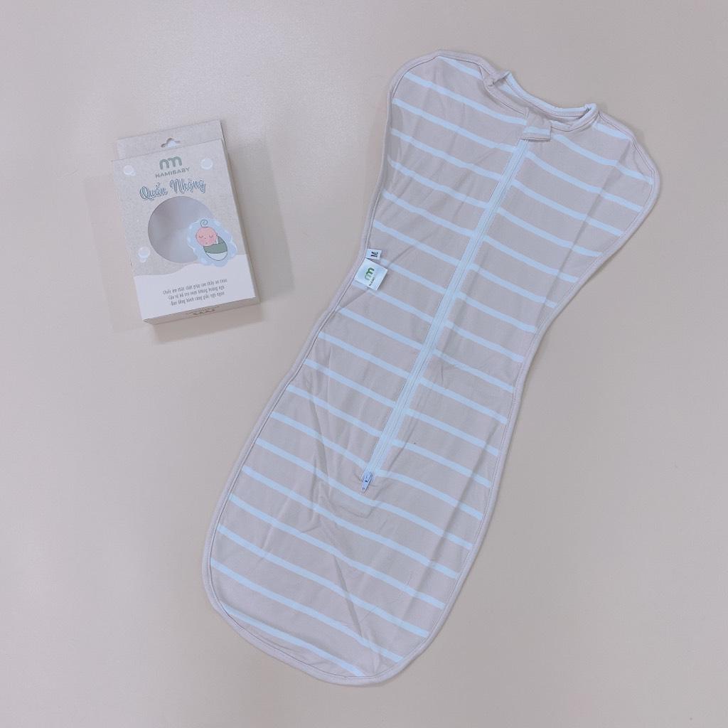 NHỘNG CHŨN NAMIBABY CHO BÉ NGỦ NGON, KHĂN QUẤN BÉ SƠ SINH CAO CẤP, CO GIÃN TỐT