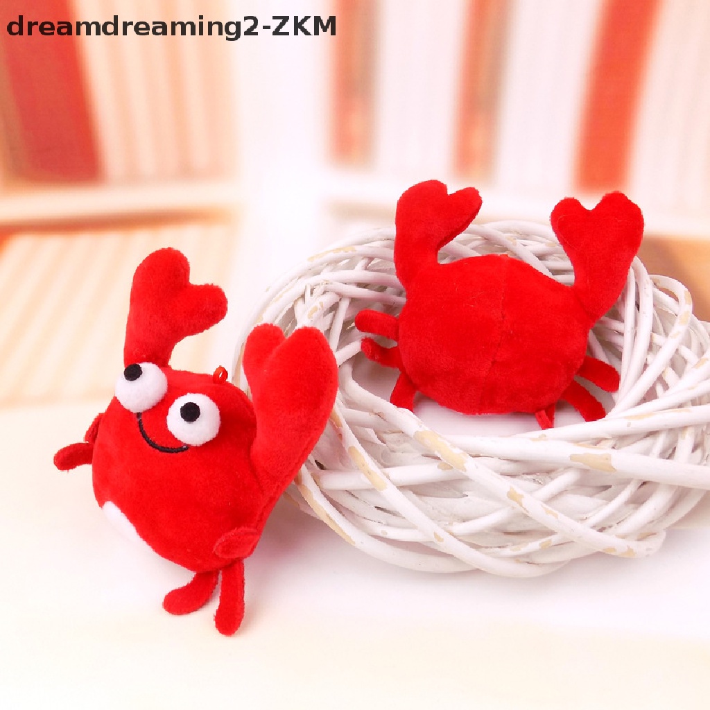 [Dreaming] Móc Khóa Hình Cua Nhồi Bông Bằng PP Cotton Hoạt Hình Vui Nhộn [zkm]