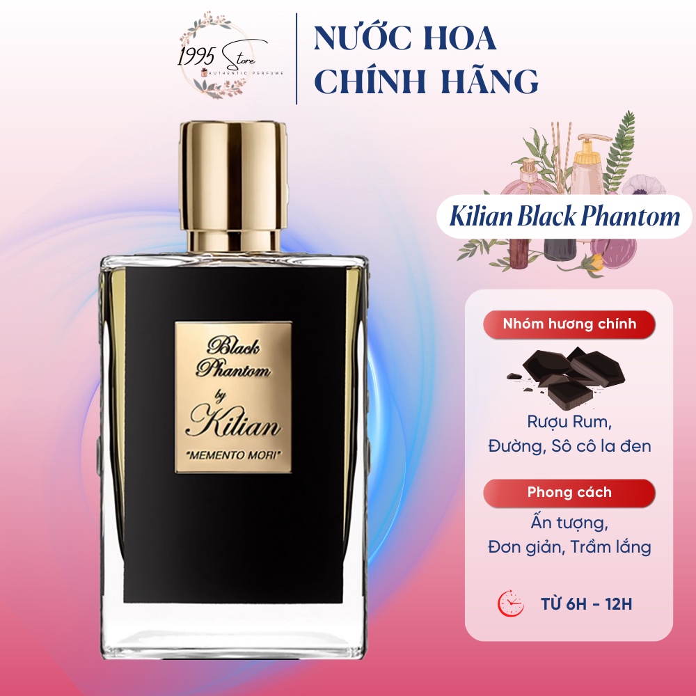 [Chiết 10ML] Nước hoa Unisex Kilian Black Phantom ⚡ AUTHENTIC ⚡ Nước hoa nam nữ mùi hương ngây ngất, sánh đậm khó cưỡng