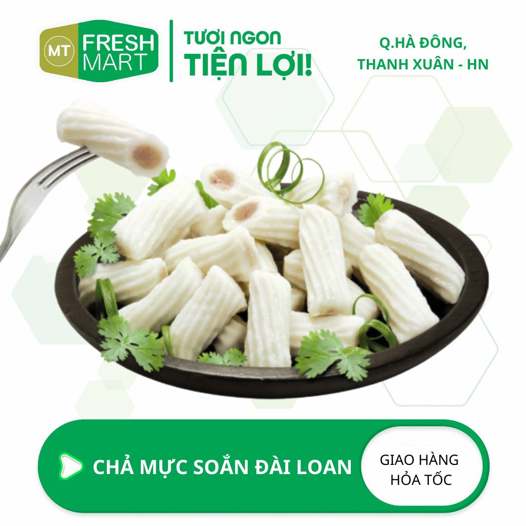 Mực Xoắn Đài Loan , viên chiên xiên que thả lẩu nhiều size khay I 250g-500g-1000g
