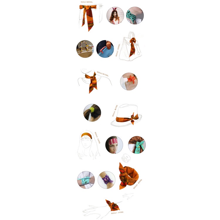 Khăn Quàng Cổ Dài Bằng Lụa Satin Đa Năng In Họa Tiết Hành Tinh Cho Nữ