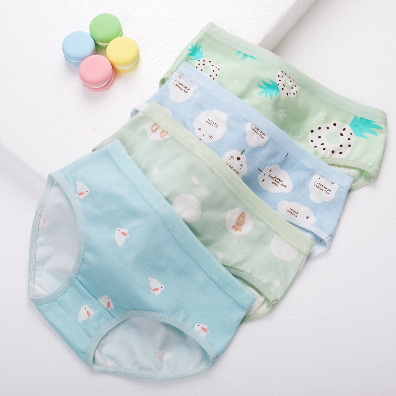Quần Lót Chất Liệu Cotton Cao Cấp Thời Trang Dành Cho Bé Gái