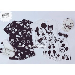 B716- set 2 bộ đùi micky đen trắng