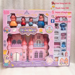 Đồ chơi mô hình ngôi nhà heo peppa 589c/ 589d