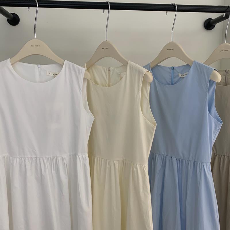 Mới Đầm Không Tay Dáng Rộng Thời Trang Dành Cho Nữ