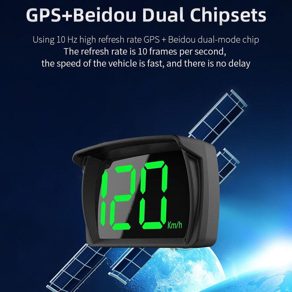 Thiết Bị Đo Tốc Độ Điện Tử HUD Kết Nối Bluetooth Cảnh Báo An Toàn GPS E-Dog