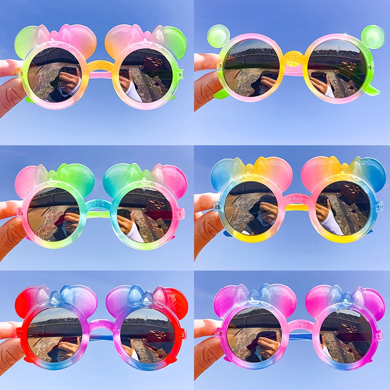 Kính Mát Gọng Vuông Chống Tia UV400 Thời Trang Cho Bé