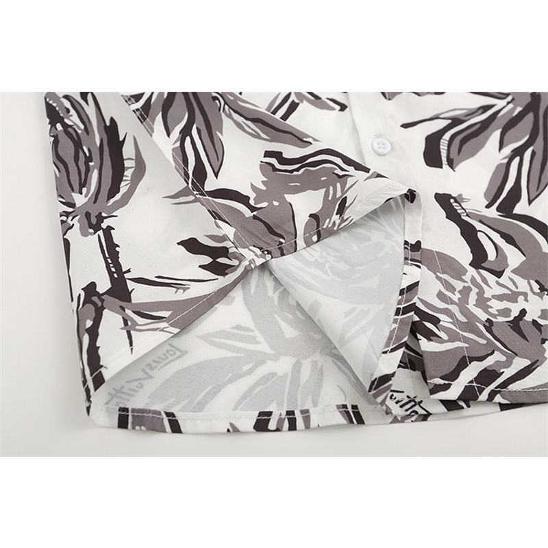 L &amp; V--Áo Sơ Mi casuacomfortable In Hai Lớp Bắt Mắt Tương Phản htkuthjcolorfu Mùa Hè Thoải Mái