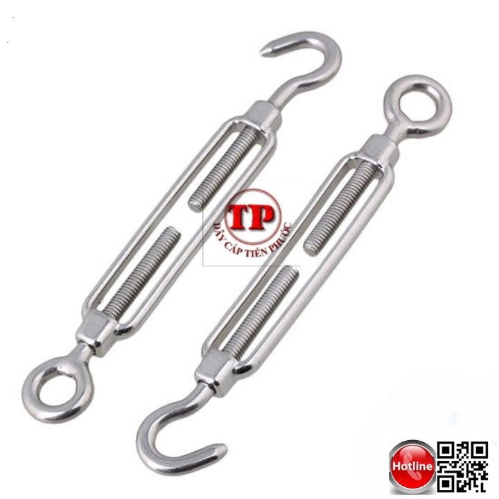 Tăng đơ dây cáp dùng để tăng dây cáp, dây phơi và chằng chống cột kèo  M12, M14