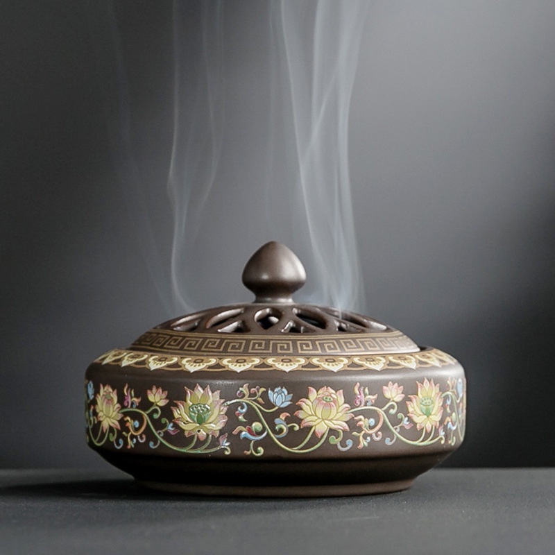 Bộ sưu tập lư xông đốt trầm gốm có tấm cách nhiệt Song An Eco