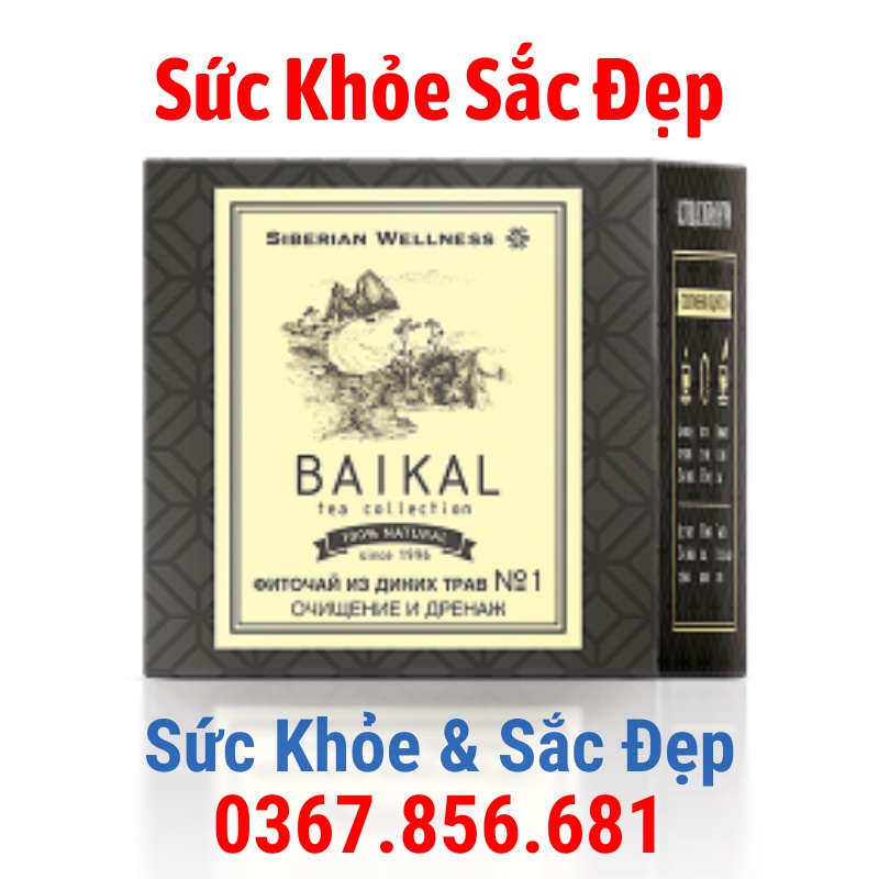 Trà thảo mộc Siberian Baikal tea collection Herbal tea N1 - 30 túi