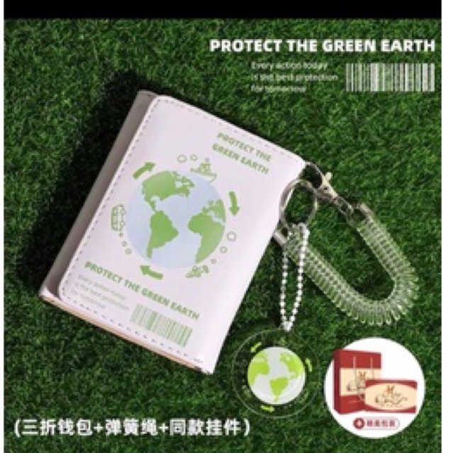 Ví gập Protect The Green Earth