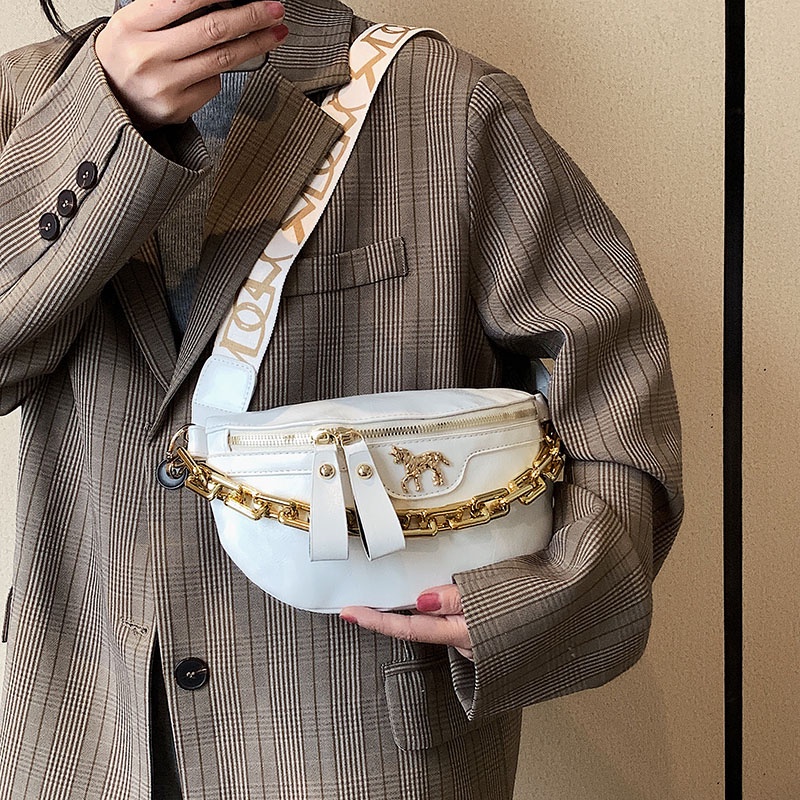 Túi Đeo Chéo Có Khóa Kéo Thời Trang Hàn Quốc Chất Lượng Cao