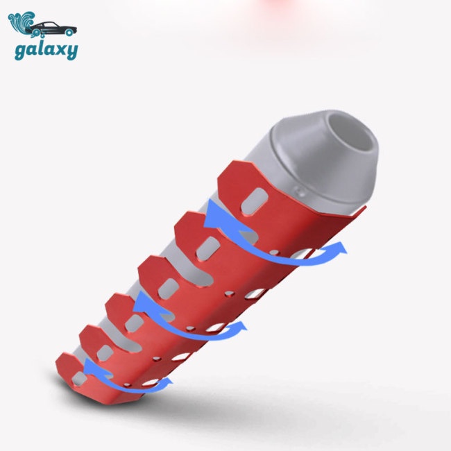 Galaxy Tấm Chắn Bảo Vệ Ống Xả Nhiệt Chống Bỏng Dành Cho Xe Mô Tô