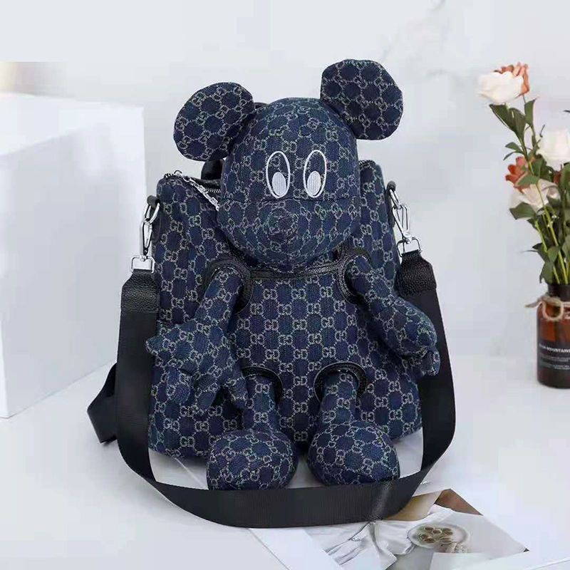 Túi Đeo Chéo Một Bên Vai Thể Thao Cao Cấp Hình Búp Bê Một Dây Đeo Chéo Nhỏ Gọn Hợp Thời Trang