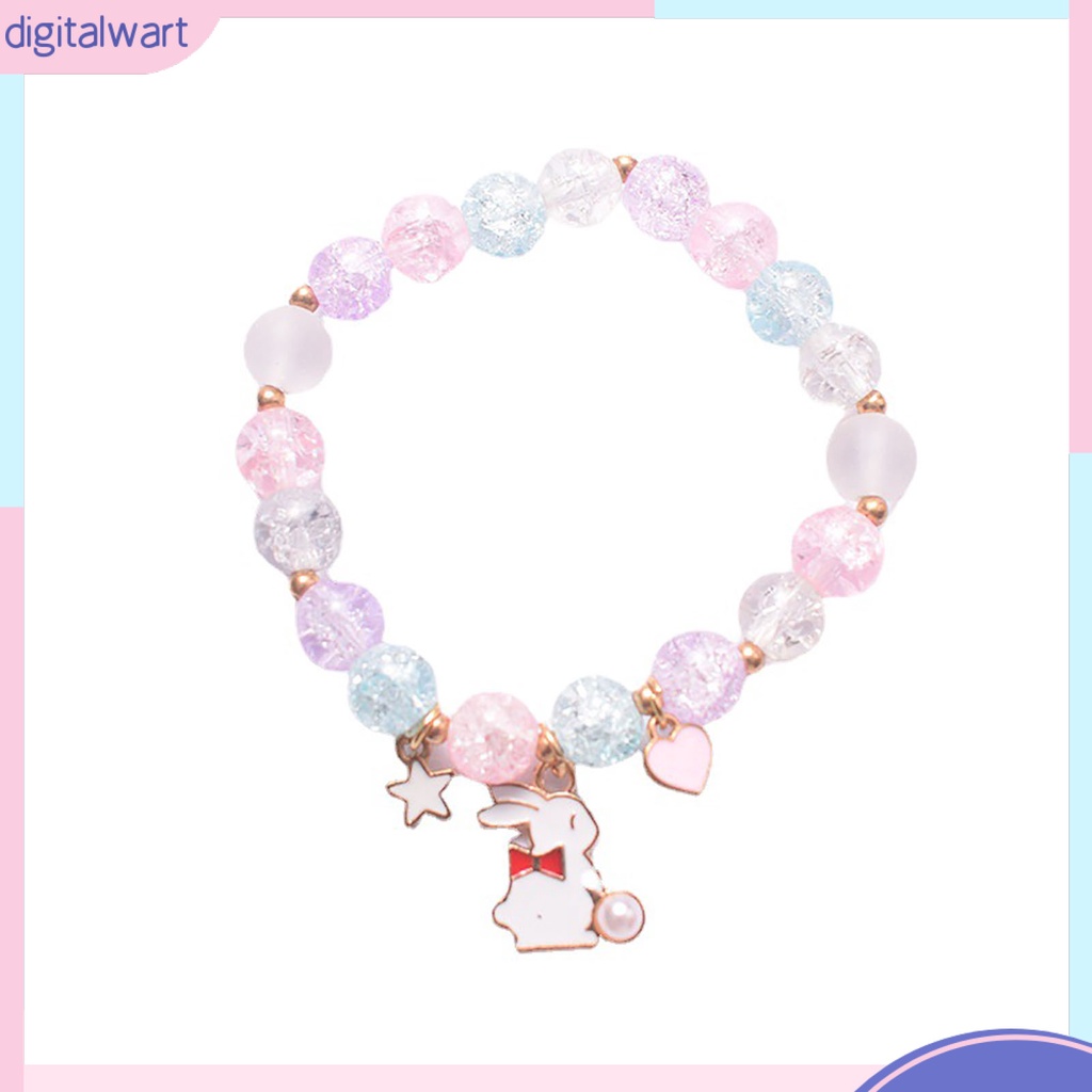 Vòng Tay Chuỗi Hạt Pha Lê Nhân Tạo Co Giãn Chống Rơi Thời Trang Cho Nữ