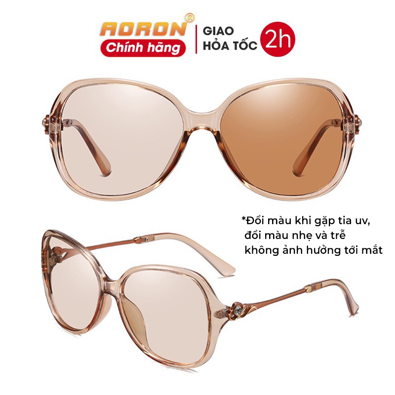 Kính Mát Nữ Chống Gió Bụi Bản To AORON Đi Ngày Và Đêm Polarized Phân Cực Bảo Vệ Mắt Chống UV Giảm Mỏi Mắt AK006