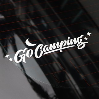 Go camping nhãn dán rỗng go camping nhãn dán phản quang ô tô ngoài trời nhãn dán trang trí camping nhãn dán bìa trầy xước