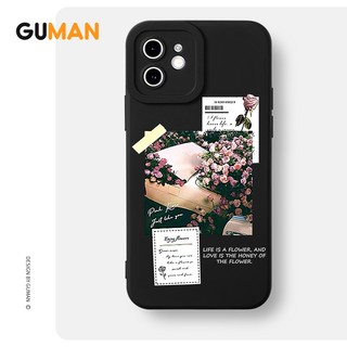 Ốp lưng GUMAN Mềm độc lạ đen dễ thương đẹp Cho iPhone 17 16 15 14 13 12 11 Pro Max SE 2020 X XR XS 8 7 ip 6S 6 Plus kute XYB1350