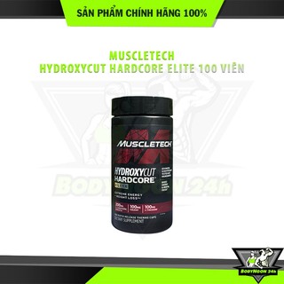 Muscletech - chính hãng - hydroxycut hardcore elite 100 viên | viên uống hỗ trợ đốt mỡ giảm cân