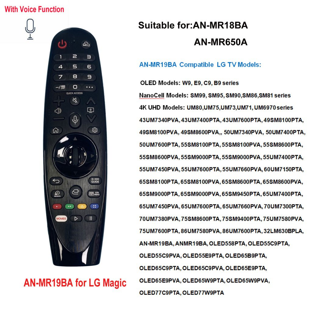 Điều Khiển Từ Xa AN-MR18BA AN-MR19BA MR20GA AN-MR600 AN-MR650A Cho TV Thông Minh LG