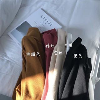 Áo len cổ cao dáng rộng <5 màu_order>