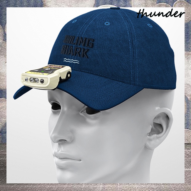 Đèn Pin Mini Siêu Sáng Cảm Biến Thông Minh Có Kẹp Mũ Lưỡi Trai