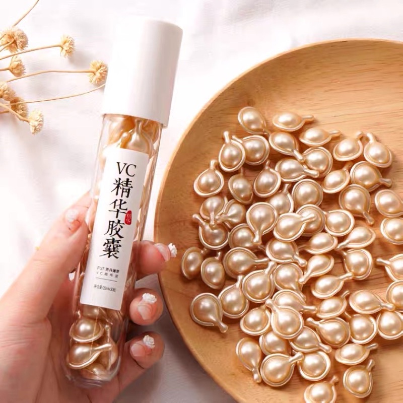 Hộp 30 viên tinh chất VC chính hãng làm trắng dịu ,dưỡng ẩm trẻ hóa vitamin C thu nhỏ lỗ chân lông, chống nhăn sáng da.