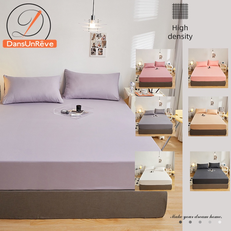 Drap giường Mềm Mại Thân Thiện Với Da Thoáng Khí Màu Trắng / Đen / Hồng King