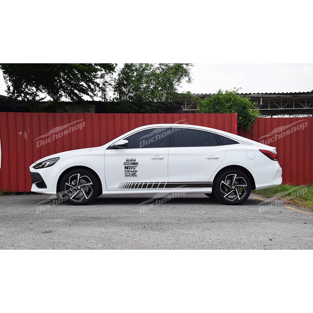 Tem dán sườn xe MG thể thao 002