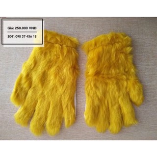 Găng tay tôn ngộ không, tề thiên đại thánh dành cho người lớn, trẻ nhỏ (vàng tươi)