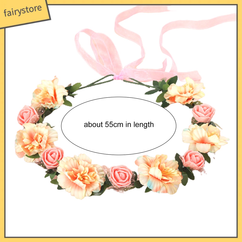 Băng Đô Cài Tóc Đính Hoa / Vương Miện Tùy Chỉnh Thời Trang Cho Nữ [Fairy1] [Fairy1]