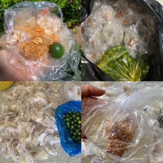 Bánh tráng phơi sương hành phi muối tôm