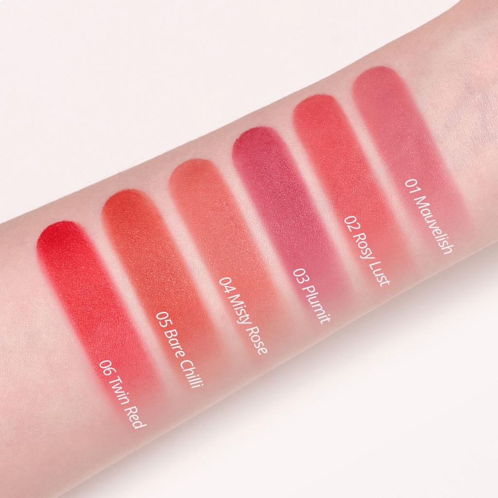Son môi lì mịn như nhung che vân môi Gurum Fit Lipstick 4.5g