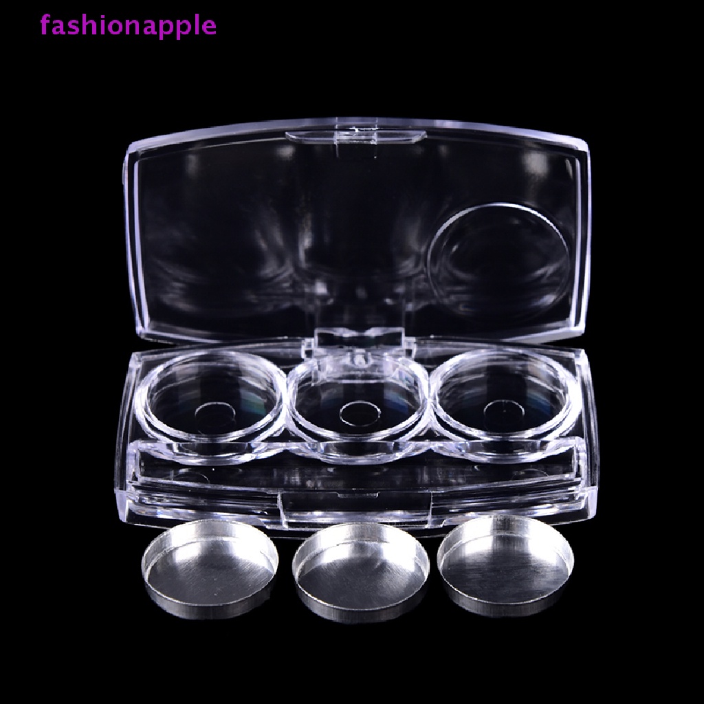 Hộp Rỗng Đựng Phấn Mắt / Má Hồng 3 Lỗ Tiện Dụng