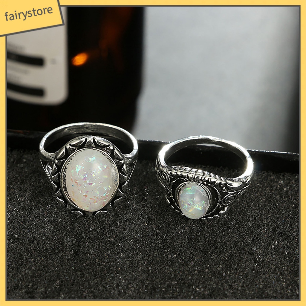 Set 1 / 8 Nhẫn Đeo Khớp Ngón Tay Phong Cách Vintage