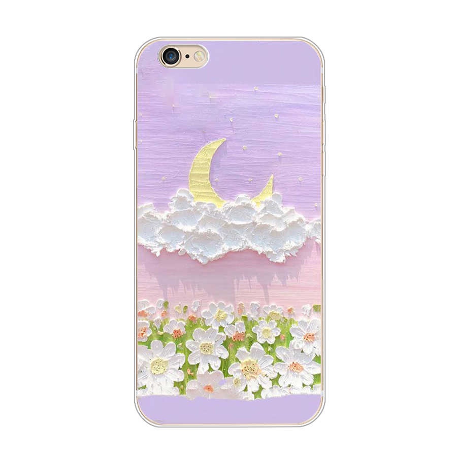 Ốp Lưng Silicone TPU Mềm Cho iPhone 4 4s 5 5S se 6 6s Plus