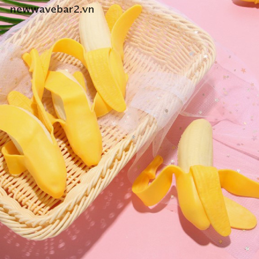 Đồ Chơi Nắn Bóp Đàn Hồi Giảm Stress Hình Quả Chuối
