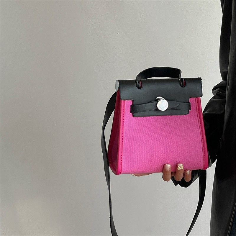 Túi Đeo Chéo Kylie Chất Liệu Canvas Phối Màu Thời Trang 2022 Cho Nữ