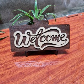 Bảng gỗ decor, bảng gỗ welcome Siêu dễ thương