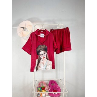 Đồ bộ bigsize Pyjama Lụa xước thiết kế 60-90kg