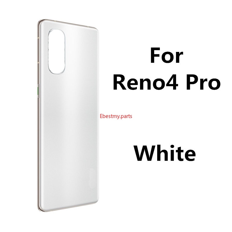 Emp- Ốp Điện Thoại Mặt Kính Phía Sau Bảo Vệ Pin Cho oppo reno 4 pro