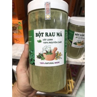 Bột rau má sấy lạnh đà lạt farm organic hũ 500% - 100% thiên nhiên