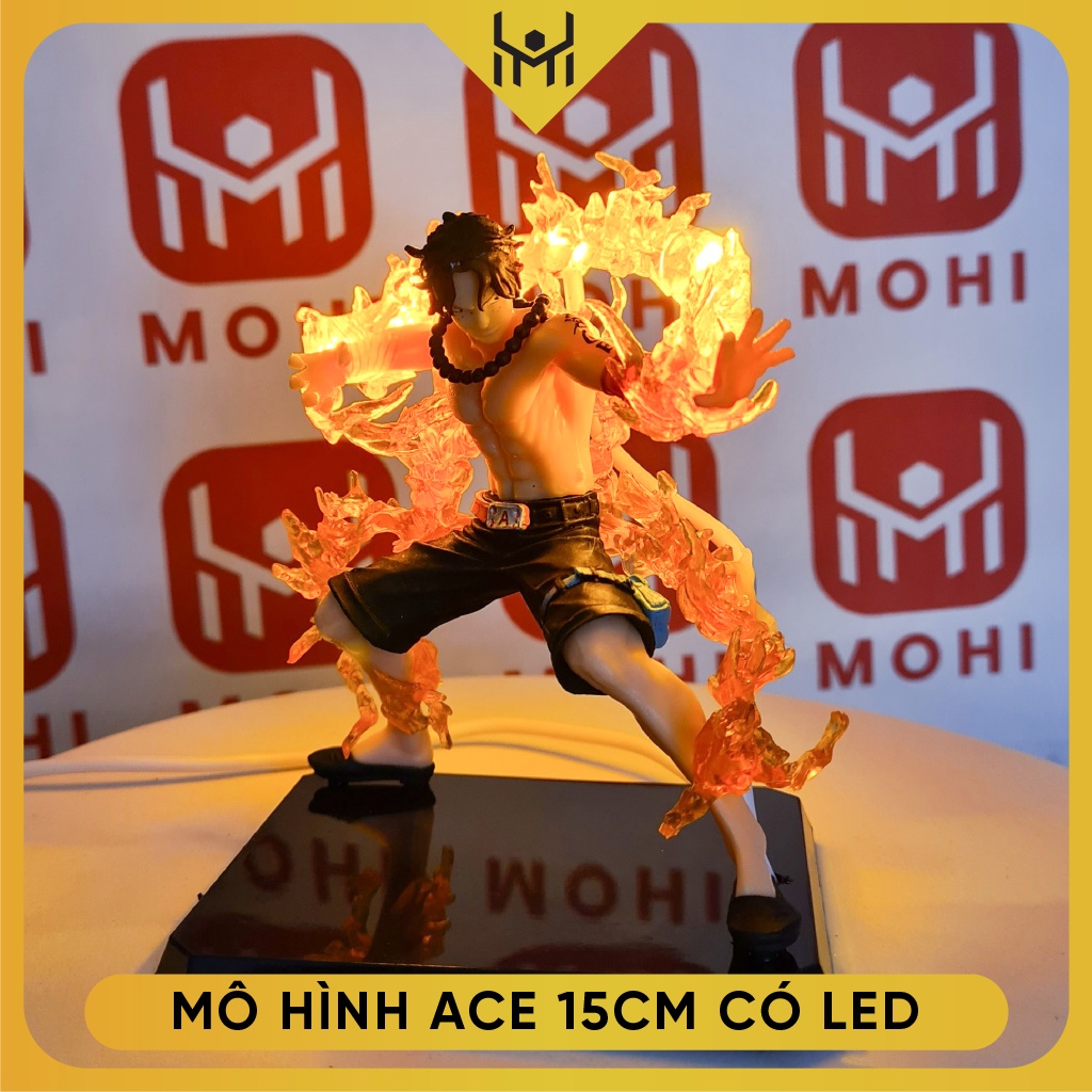 Mô Hình One Piece Ace, Ace Chibi, Ace Hỏa Quyền, Ace 15cm Figure Tượng Portgas D. Ace F.zero