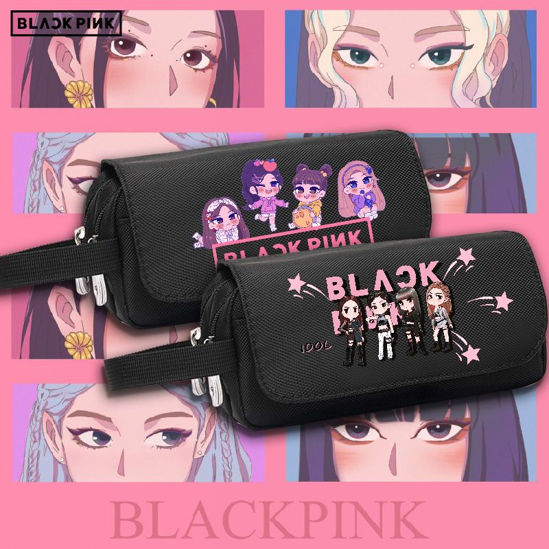 Túi Đựng Bút In Hình Nhóm Nhạc blackpink Cho Nữ